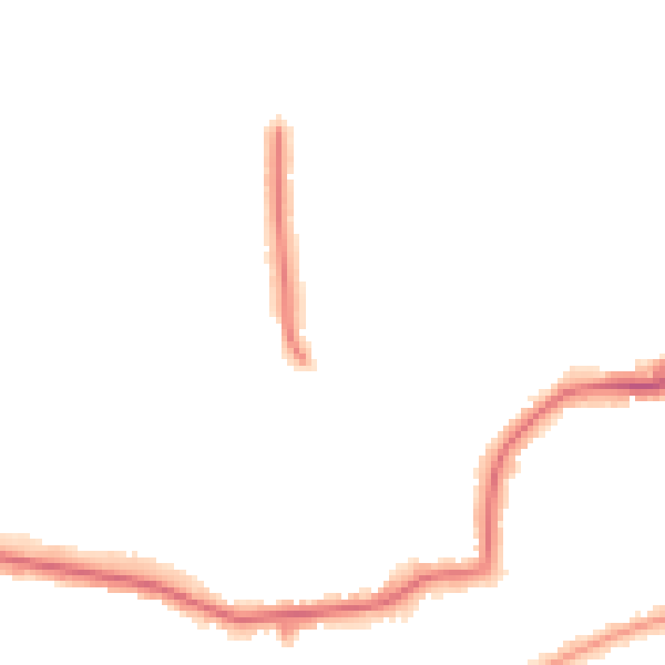 Night-time road noise heatmap for HA9 8NP