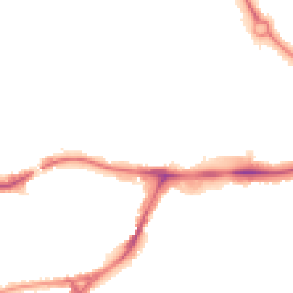 Night-time road noise heatmap for HA9 9NA
