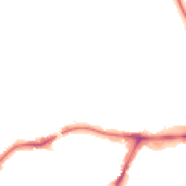 Night-time road noise heatmap for HA9 9PX