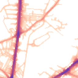 Daytime road noise heatmap for HD2 1BB