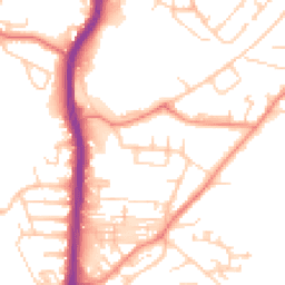 Daytime road noise heatmap for HD2 1DA