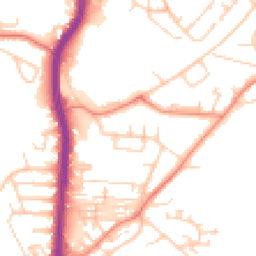 Daytime road noise heatmap for HD2 1DB