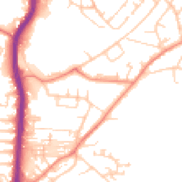 Daytime road noise heatmap for HD2 1DE