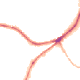 Night-time road noise heatmap for HD2 1XE