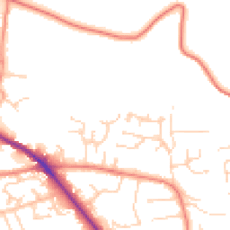 Daytime road noise heatmap for HD2 2AU
