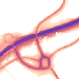 Night-time road noise heatmap for HD2 2DX