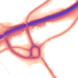 Night-time road noise heatmap for HD2 2ED