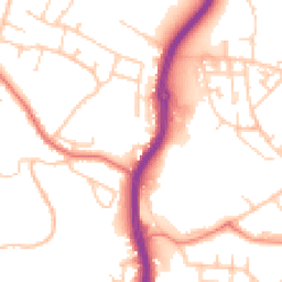 Daytime road noise heatmap for HD2 2HZ
