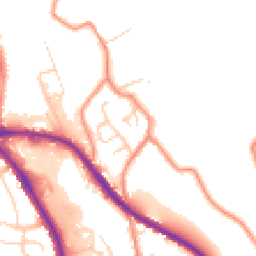 Daytime road noise heatmap for HD5 0BG
