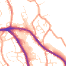 Daytime road noise heatmap for HD5 0BP
