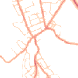 Daytime road noise heatmap for HD5 0DG