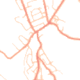 Daytime road noise heatmap for HD5 0DN