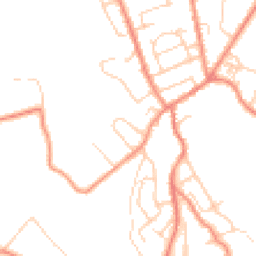 Daytime road noise heatmap for HD5 0JL