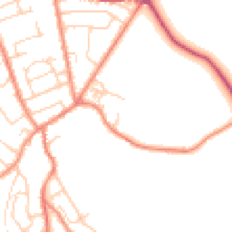 Daytime road noise heatmap for HD5 0LA
