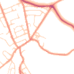 Daytime road noise heatmap for HD5 0LQ