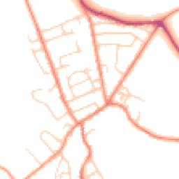 Daytime road noise heatmap for HD5 0LZ