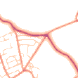 Daytime road noise heatmap for HD5 0NQ