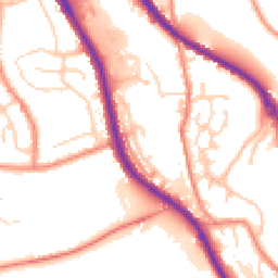 Daytime road noise heatmap for HD5 8RR