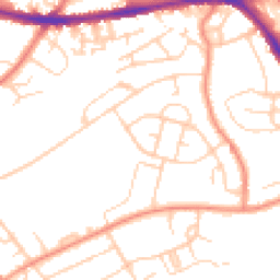 Daytime road noise heatmap for HD5 8SH