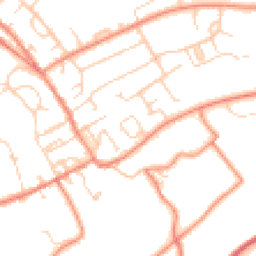 Daytime road noise heatmap for HD5 8XX