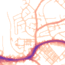 Daytime road noise heatmap for HD5 9ET