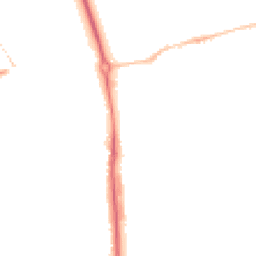 Night-time road noise heatmap for HP1 1DR
