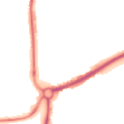 Night-time road noise heatmap for HP1 1DY