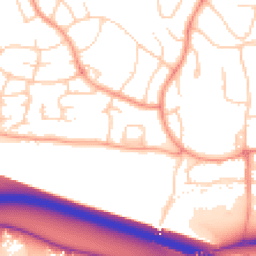 Daytime road noise heatmap for HP1 2BP