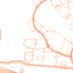 Daytime road noise heatmap for HP1 2JD