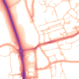 Daytime road noise heatmap for HP1 3AA