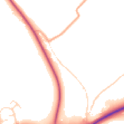 Daytime road noise heatmap for HP1 3AU