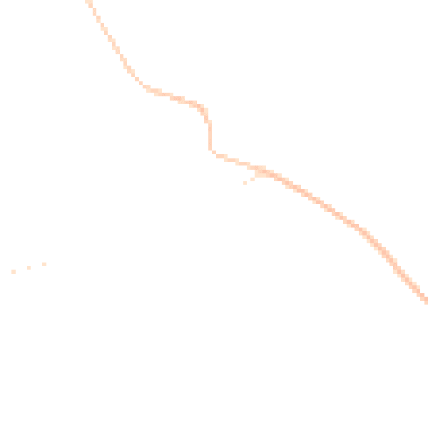 Night-time road noise heatmap for HP1 3DF