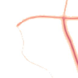 Night-time road noise heatmap for HP1 3HE