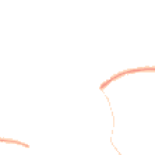 Night-time road noise heatmap for HP1 3LY