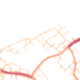 Daytime road noise heatmap for HP1 3NL