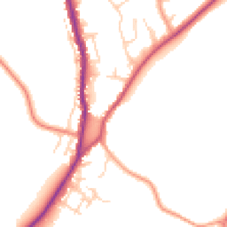 Daytime road noise heatmap for HP10 0AF