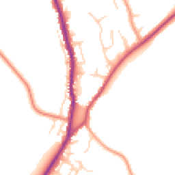 Daytime road noise heatmap for HP10 0AX