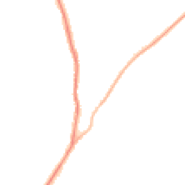 Night-time road noise heatmap for HP10 0AX