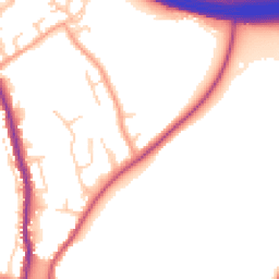 Daytime road noise heatmap for HP10 0BE