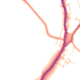 Daytime road noise heatmap for HP10 0DQ
