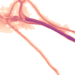 Night-time road noise heatmap for HP10 0DW