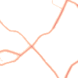 Daytime road noise heatmap for HP10 0JN