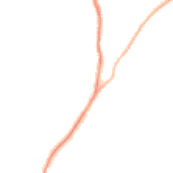 Night-time road noise heatmap for HP10 0LS
