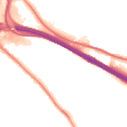 Night-time road noise heatmap for HP10 0LW