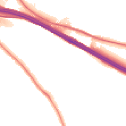 Night-time road noise heatmap for HP10 0ND