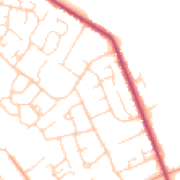 Daytime road noise heatmap for HP10 8AP