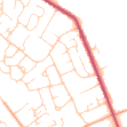 Daytime road noise heatmap for HP10 8AW