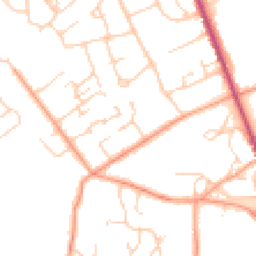 Daytime road noise heatmap for HP10 8EA