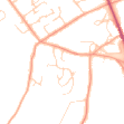 Daytime road noise heatmap for HP10 8EH
