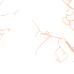Daytime road noise heatmap for HP10 8JR